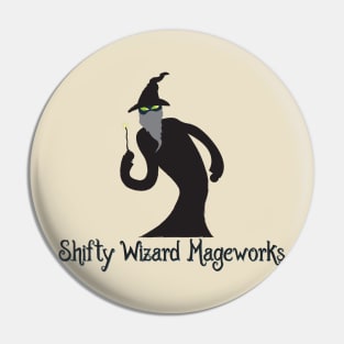 Shifty Wizbiz Logo Pin