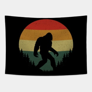 Bigfoot Retro Sunset Tapestry