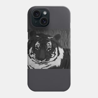 tiger in the grass Phone Case