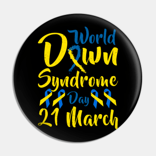 Down Syndrome Day Awareness Socks 21 March Pin