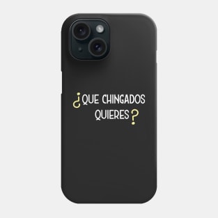 Camisa Chistosa en Espanol Funny Shirt in Spanish Phone Case