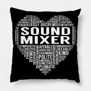 Sound Mixer Heart Pillow