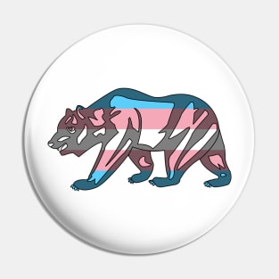 Trans Pride Bear! Pin