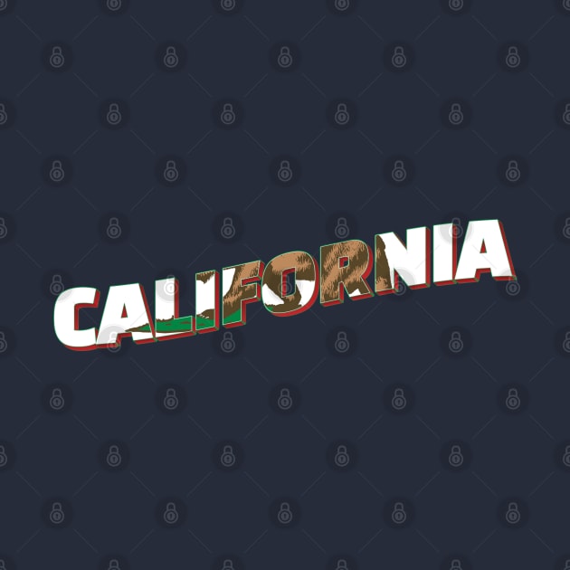 California vintage style retro souvenir by DesignerPropo