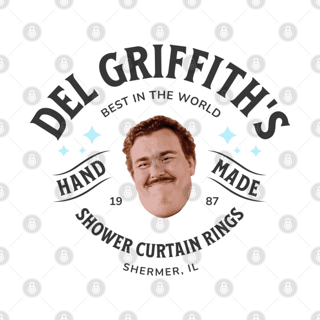 Del Griffith's Shower Curtain Rings - Shermer, IL 1987 by BodinStreet