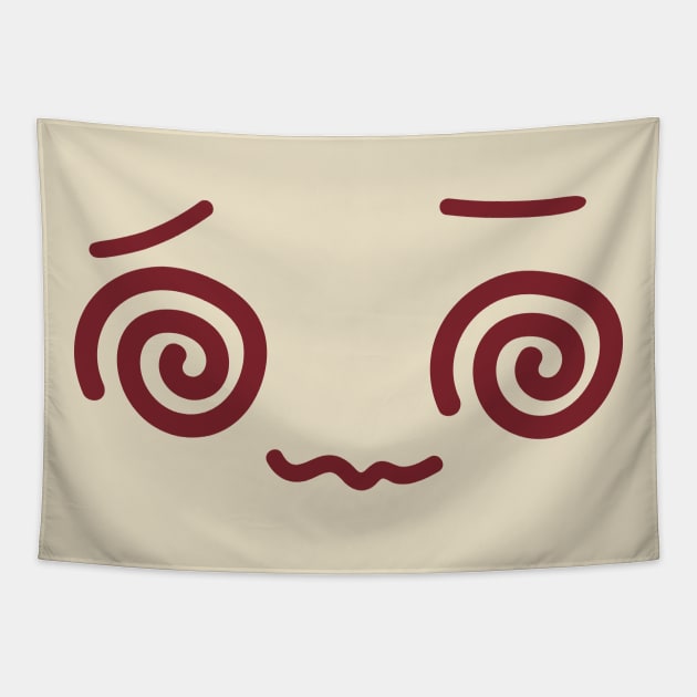 Dizzy Cute Face Tapestry by Tariq-T-art