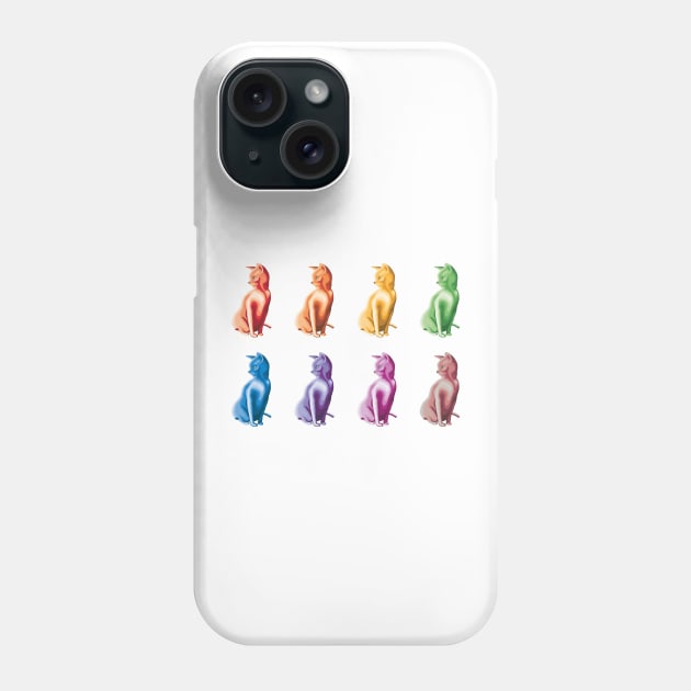 Rainbow Cats Pack Phone Case by yellowkats