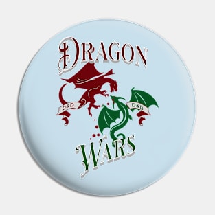 Greeen and Red Dragon Wars Pin