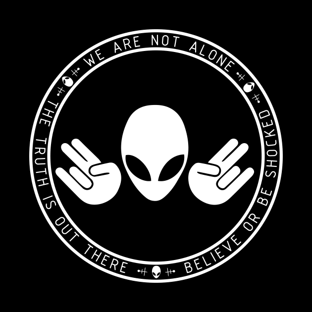 Alien Shocker (Dark Background) by HiLoDesigns