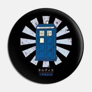 Dr Who Tardis Retro Japanese Pin