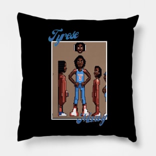 Tyrese Maxey Philadelphia victor illustration design Pillow