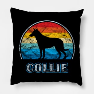 Smooth Collie Vintage Design Dog Pillow