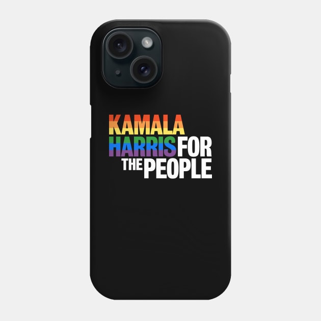 Kamala Harris LGBT Gay Pride Shirt| Biden Harris 2024 Phone Case by BlueWaveTshirts