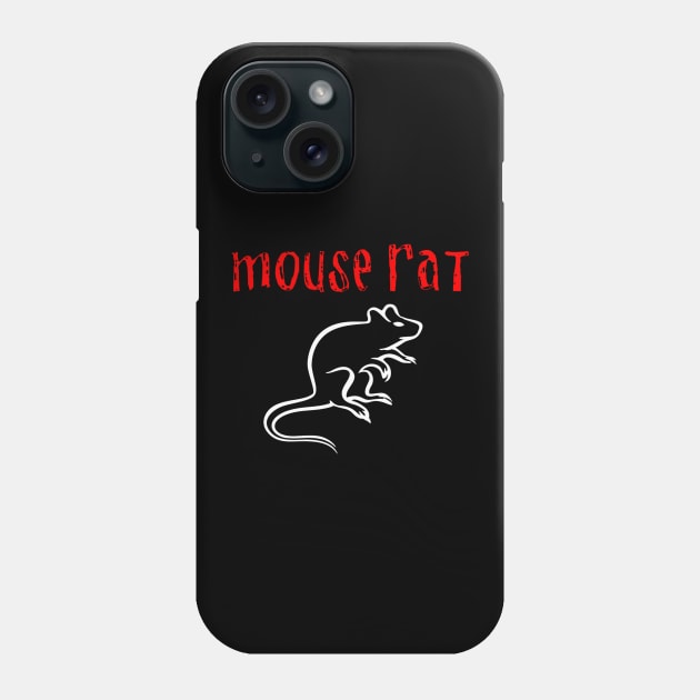 Mouse Rat Phone Case by Clobberbox