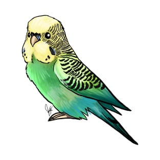 Bird - Budgerigar Parakeet - Green T-Shirt