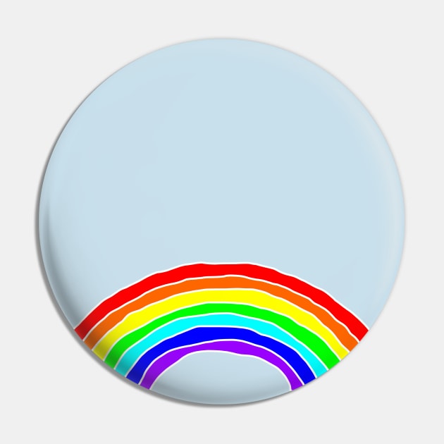 Rainbow Relaxation Pin by ellenhenryart