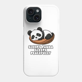 Panda Sleeping Peacefully Phone Case