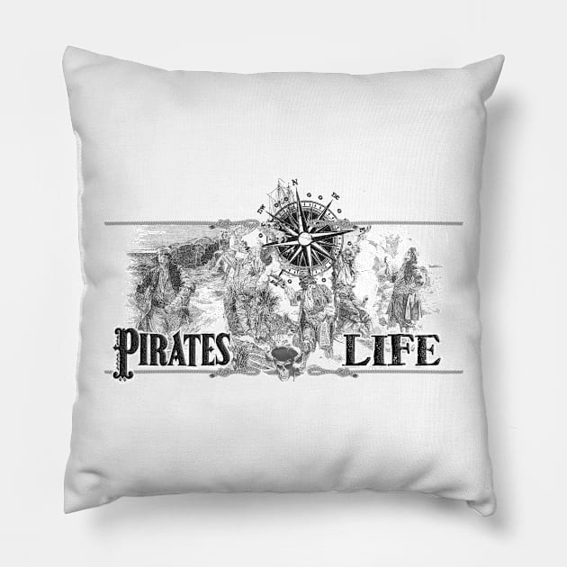 A pirates life Pillow by Joaddo