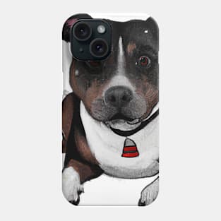 Cute Staffordshire Bull Terrier Drawing Phone Case