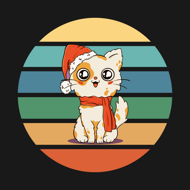 Retro Catmas Merry Chirstmas Gift by DMarts