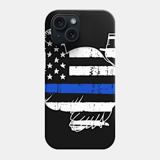 Thin Blue Line Turkey Thanksgiving Phone Case