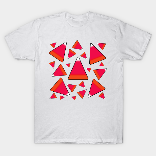 Discover Candy Corn in Reds - Candy - T-Shirt