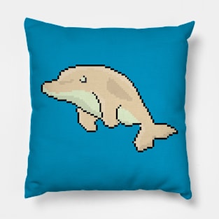 Pixel Porpoise Parade Pillow