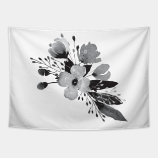 Romantic Floral 1 - BW1 - Full Size Image Tapestry