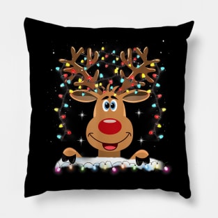 Rudolph Red Nose Reindeer - Santa Christmas Pillow