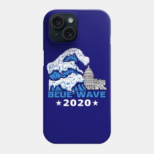 Blue Wave 2020 Graphic Design Phone Case