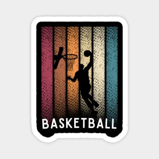 Vintage Basketball Magnet