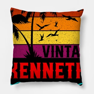 Vintage Kenneth Limited Edition, Surname, Name, Second Name Pillow