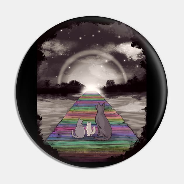 Rainbow Bridge Pin by LVBart