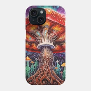 Chakra Infused Mushroom Meditation Phone Case