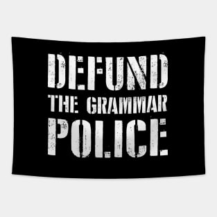 Defund the Grammar Police Tapestry