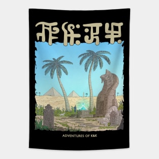 Snake Pharaoh Tindus Tapestry