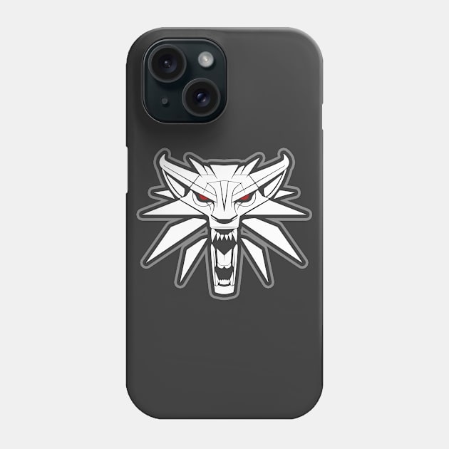 White Wolf - Gwynbleidd Phone Case by Civron