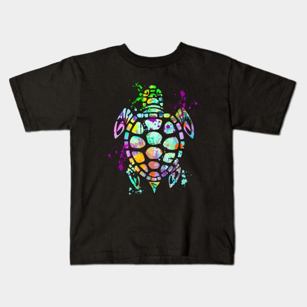 Sea Turtle T-Shirt, Watercolor Splash Love Turtles Tee Shirt Sea Turtle T-Shirt, Watercolor Splash Love Turtles Tee Shirt