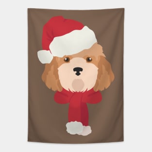 Cockapoo Christmas Dog Tapestry