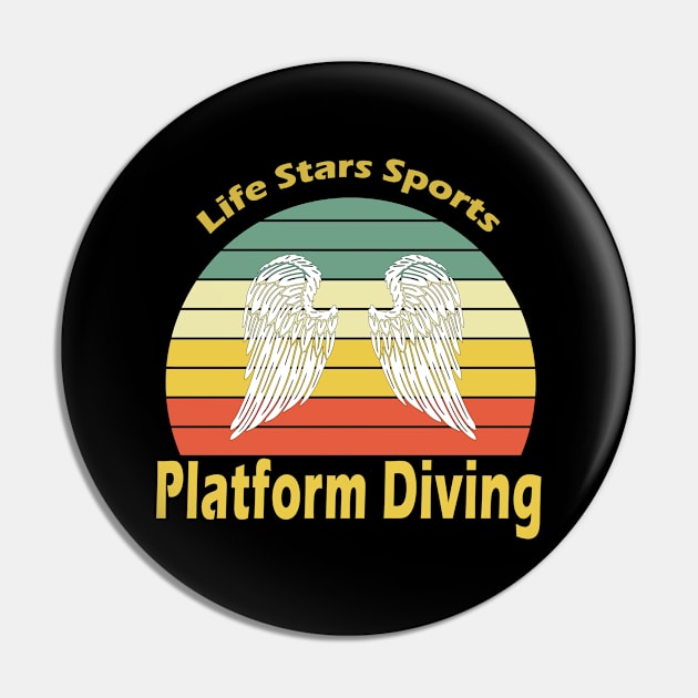 Sport Platform Diving Pin by Wanda City