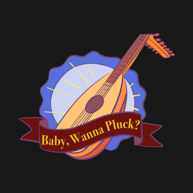 Baby, Wanna Pluck My Lute? Music Instrument Lute by Ryphna