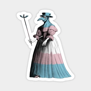 Trans Lady Plague Doctor (antique) Magnet