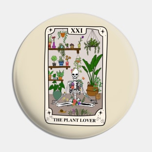 The Plant Lover Tarot Card Pin