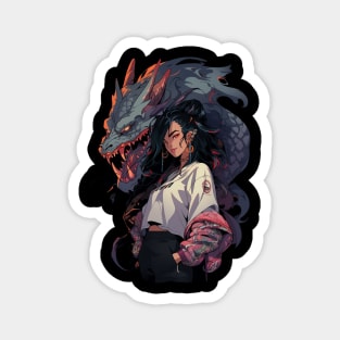 Dragon Lady Magnet