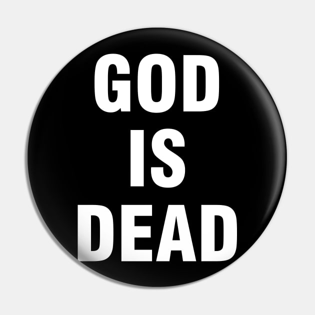 God Is Dead Pin by BlackRavenOath