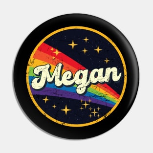 Megan // Rainbow In Space Vintage Grunge-Style Pin