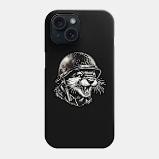 Cool Otter Soldier Phone Case