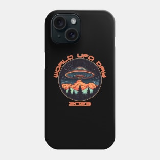 World UFO Day 2023 Flying Saucer Extravaganza Phone Case