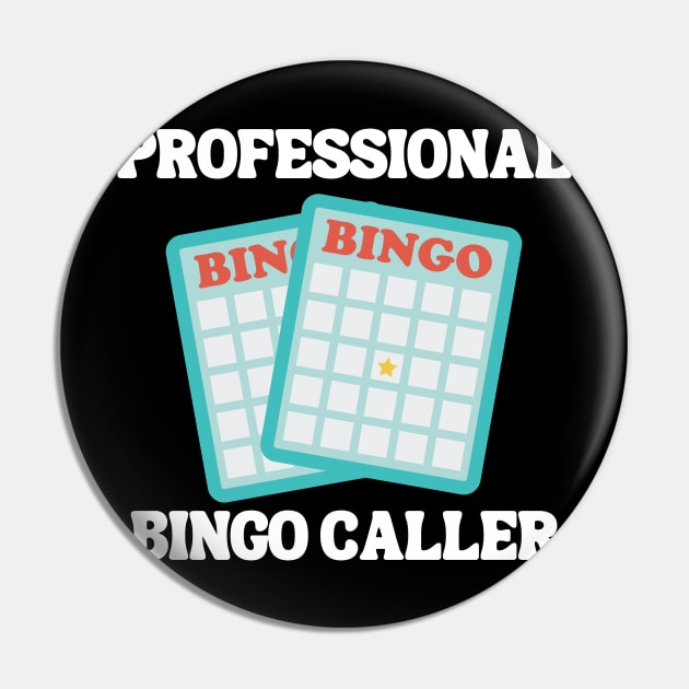 Activity Professionals Week Appreciation Gift - Professional Bingo Caller Pin by Chey Creates Clothes