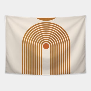 Mid century modern Rainbow Tapestry